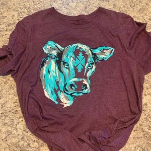 Crazy Train Cow Tee
